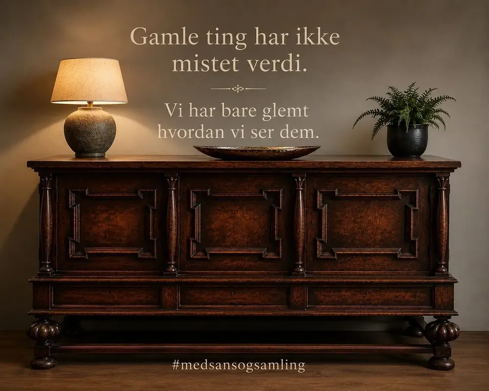 Manifestbilde: Gamle ting har ikke mistet verdi. Vi har bare glemt hvordan vi ser dem.